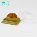 transparent square plastic cake packaging boxes dessert packaging moon cake box